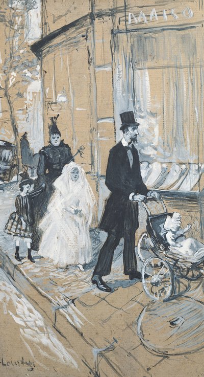 First Communion Day, 1888 by Henri de Toulouse Lautrec